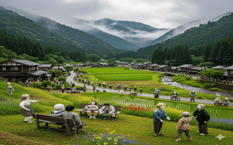 Doll village in Japan (AI-generated image for representation purposed only)