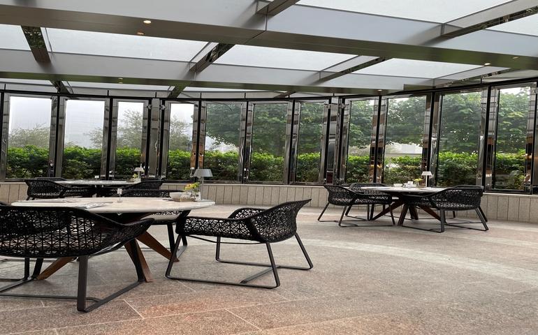 Breakfast with a view in Address Hotel in Dubai city downtown