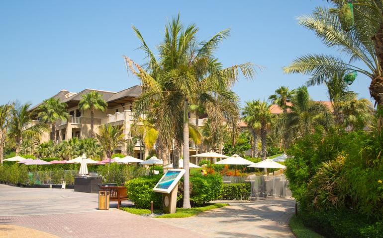 Restaurant building in the Sofitel on the Palm Jumeirah hotel