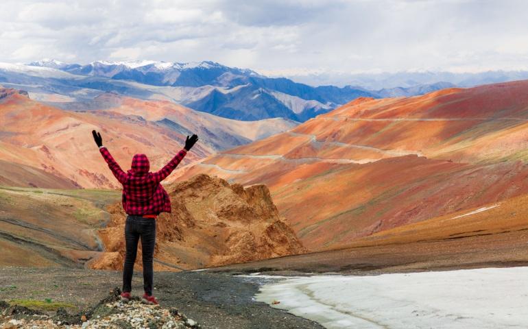 A scenic view of the Ladakh Pass