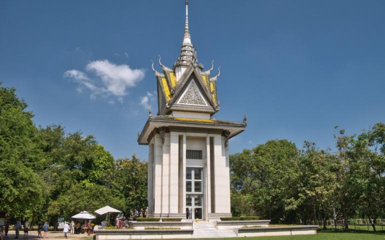 Choeung Ek Stupa in Cambodia