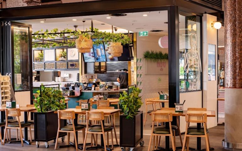 A cozy cafe in the Sunshine Coast in Queensland, Australia