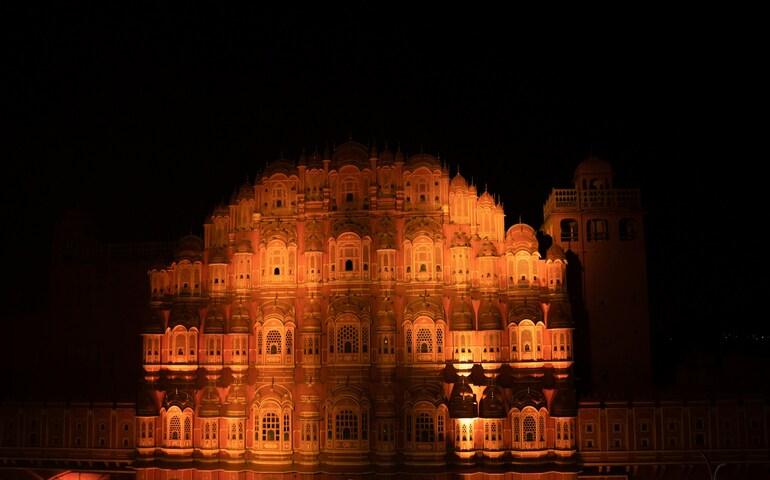 Hawa Mahal at Night