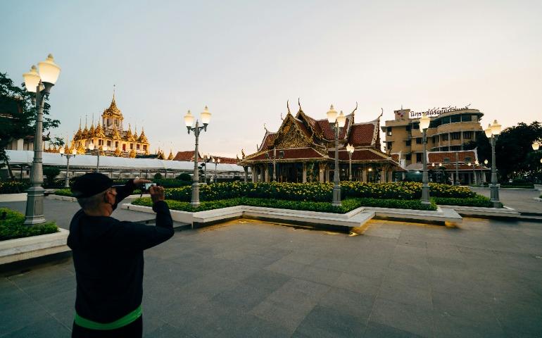 Tourist in Bangkok, Thailand
