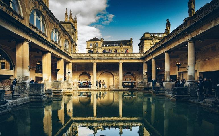 Roman Baths in Bath, UK