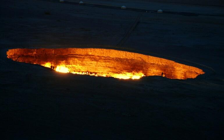 Door to hell in Turkmenistan