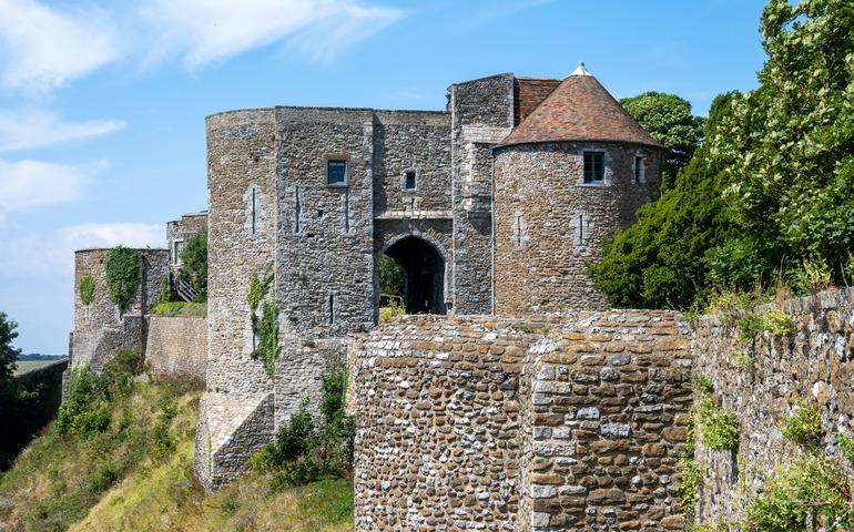 Dover Castle Pictured in the Summer

