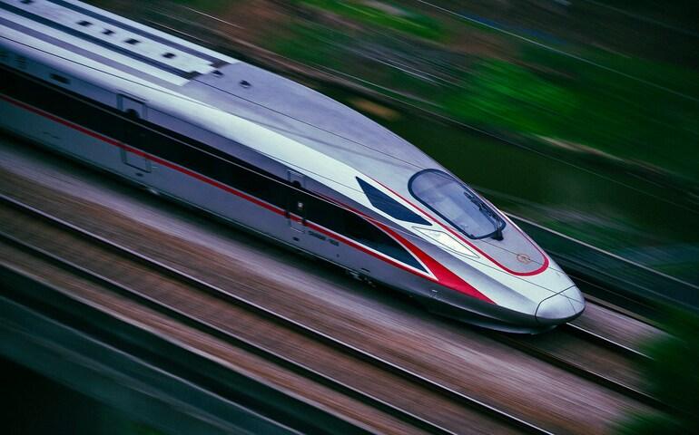 High-speed train in China