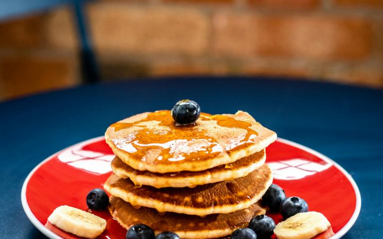 Maples Syrup Pancakes