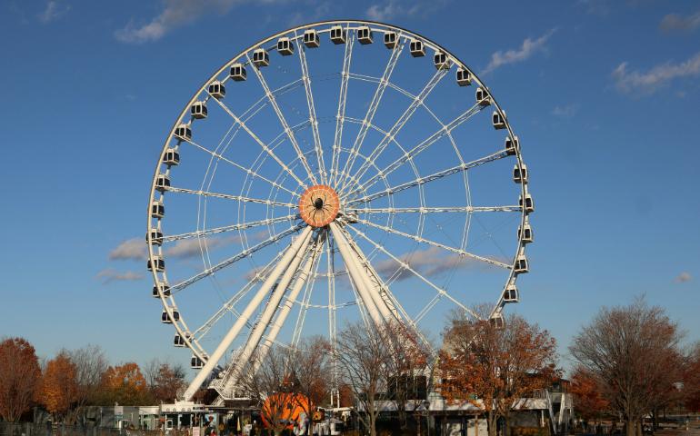 Giant Ferris Wheel in Old Port, Montreal