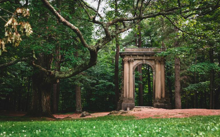 Ruins at MacKenzie King Estate in Gatineau Park