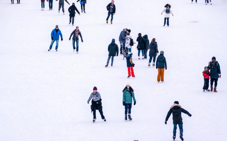 Ice Skating on the Rideau Canal
