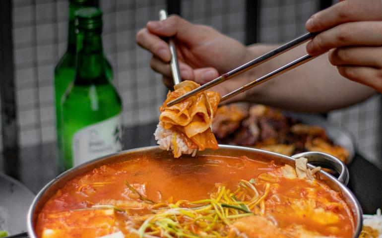 Pork Belly and Tofu Soup