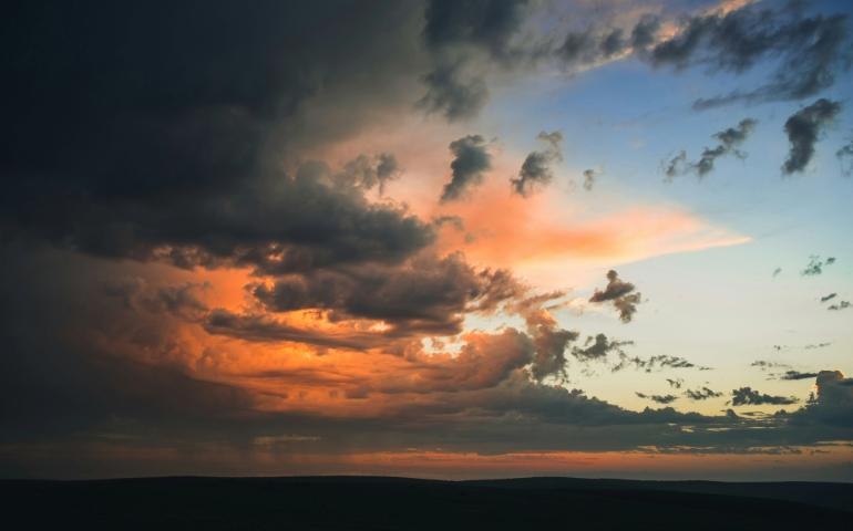 Rain Clouds Moving in Addo Elephant National Park

