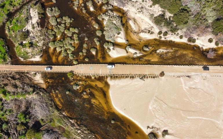 Drone photo in Cederberg