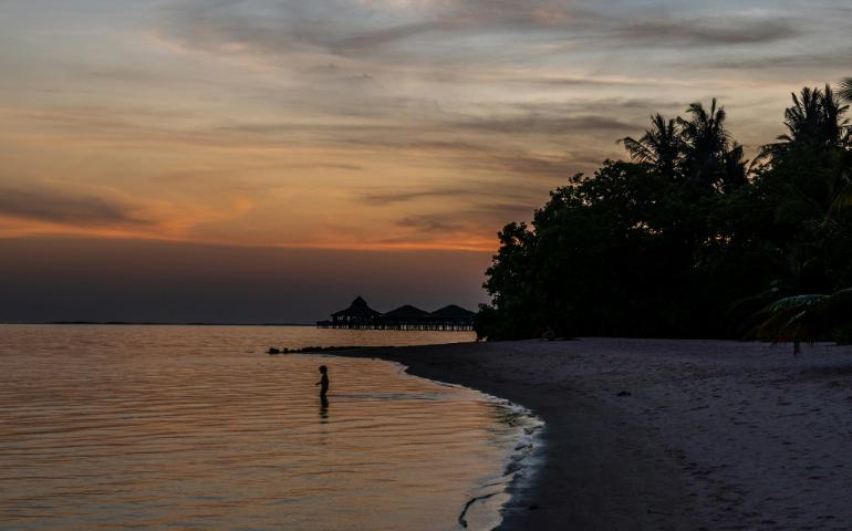 Sunset Skies in Maldives
