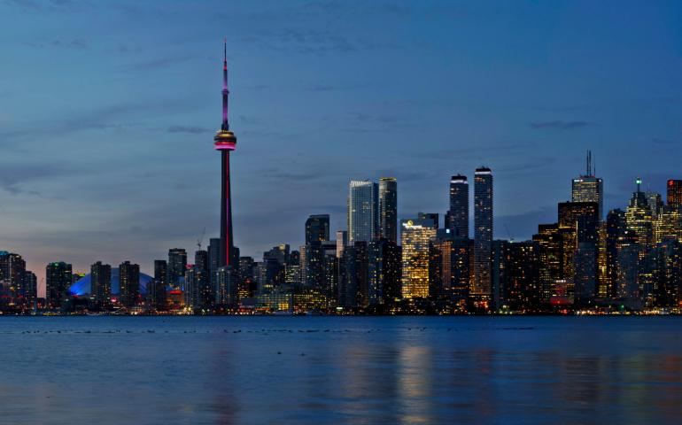 Toronto Skyline taken from the Toronto Islands