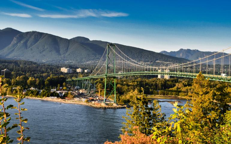The Lions Gate Bridge