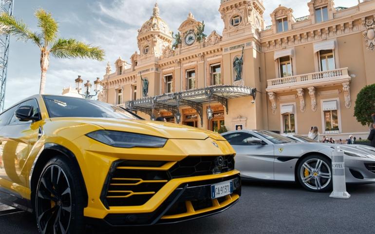 Supercar Lamborghini at Monte-Carlo