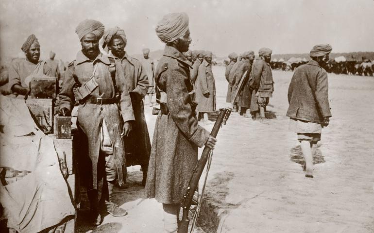 World War I, India's soldiers in France, ca 1914-1918.