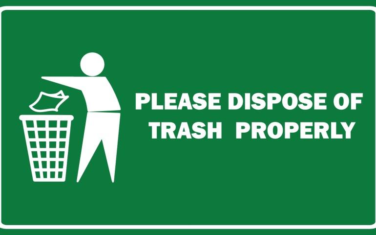 Recycle Bin Sign 