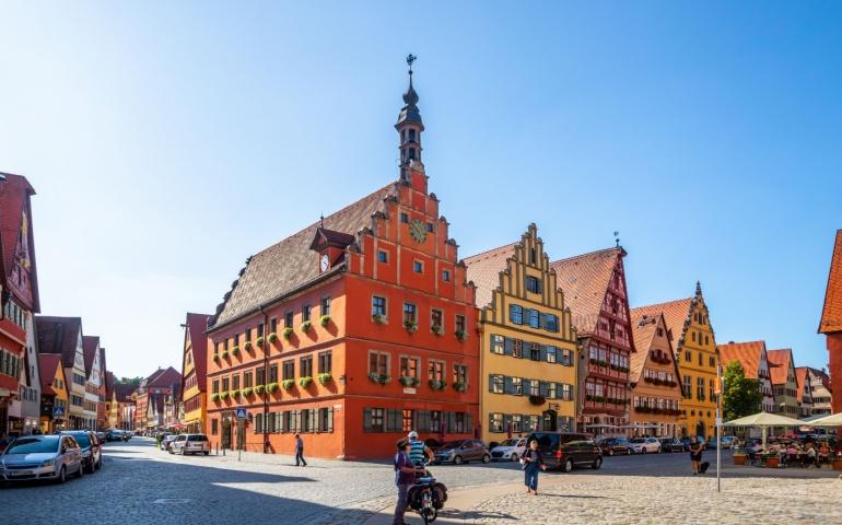 Old city of Dinkelsbuehl, Bavaria, Germany

