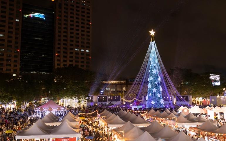 Scenes of Christmas in Taiwan