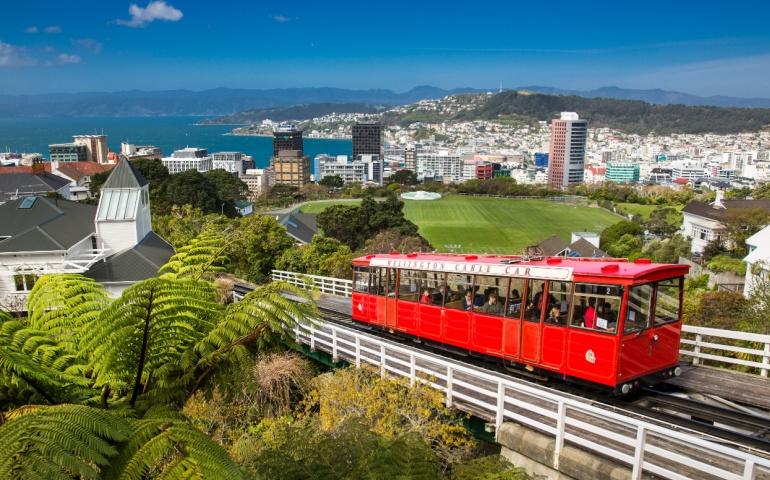 Wellington Cable Car in Wellington, New Zealand
