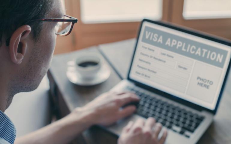 Online visa application