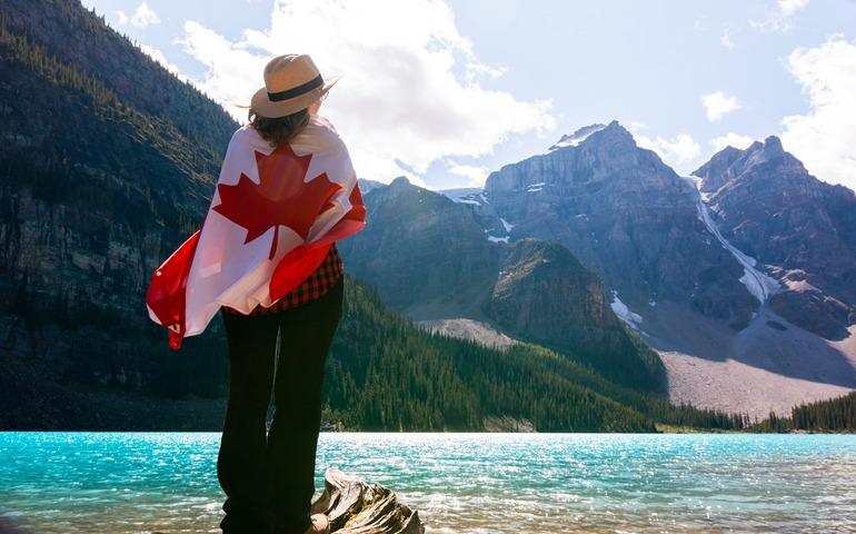 Woman on a Solo Travel in Canada