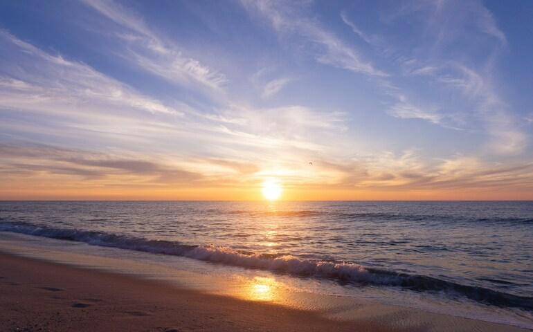 Sunset at the beach