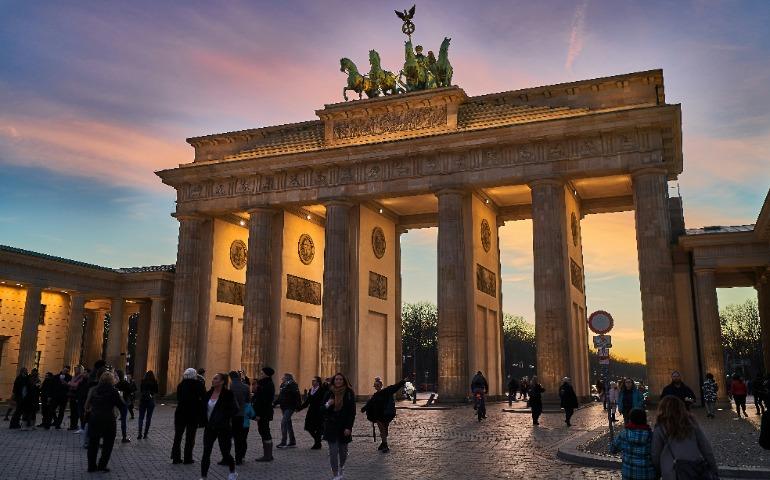 Brandenburg Gate, Berlin- a popular tourist attraction
