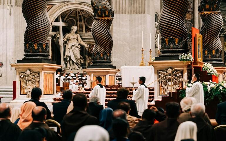 Inside St. Peter's Basilica