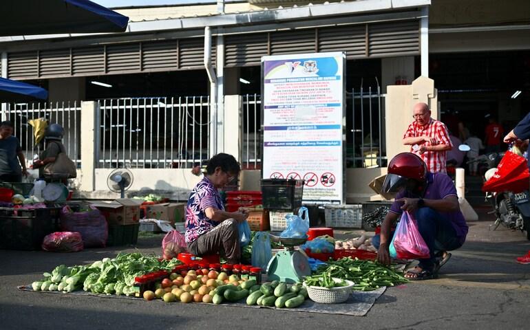 Penang Market in Malaysia