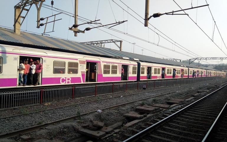 Indian short-distance train