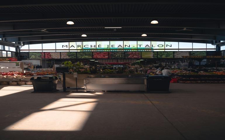 A Produce Market in Jean-Talon Market, Montreal