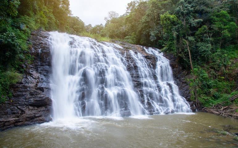 Abbey falls at Coorg in the Western Ghats in Karnataka
