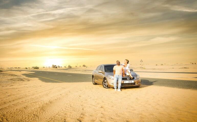 Couple in Dubai