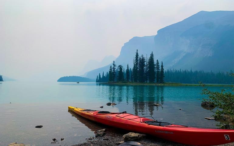 Spirit Island, Jasper National Park Of Canada