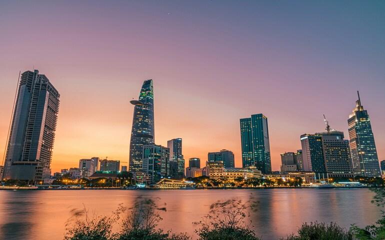 Skyline of Ho Chi Minh City