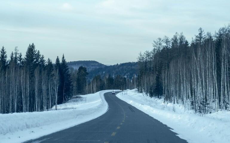 Snowy roads