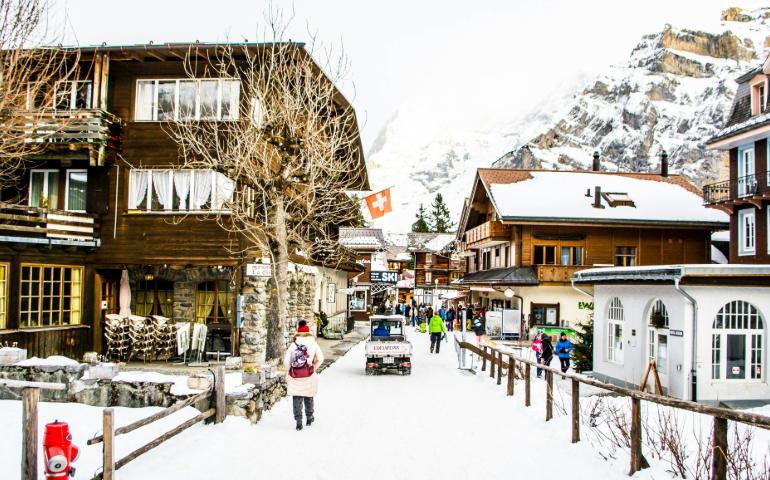 Snow in Switzerland