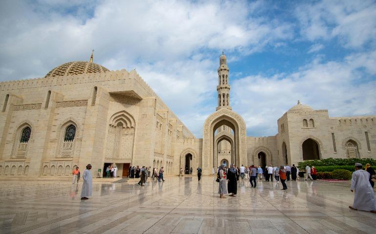 Sultan Qaboos Mosque in Muscat, Oman