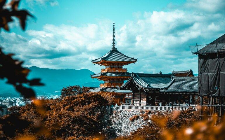 City of Kyoto in Japan