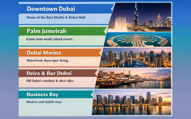 Best Areas to stay in Dubai
