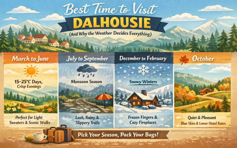 Best time to visit Dalhousie