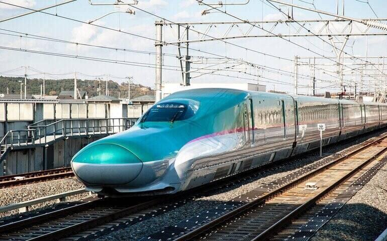 Shinkansen bullet train, Japan