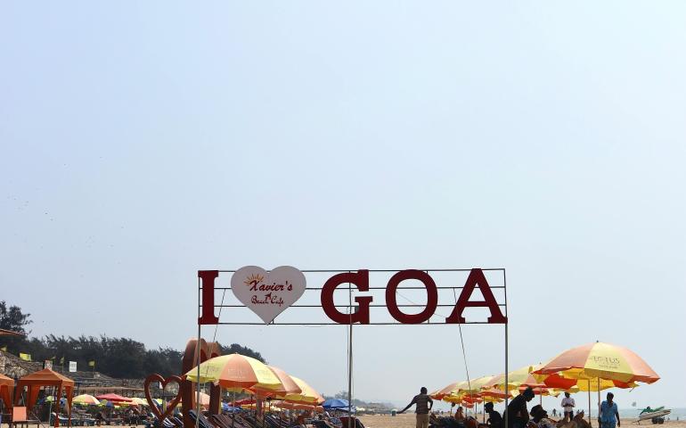 I Love Goa Sign 

