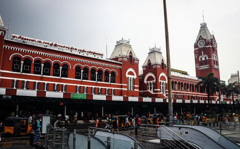 MGR railway station chennai

