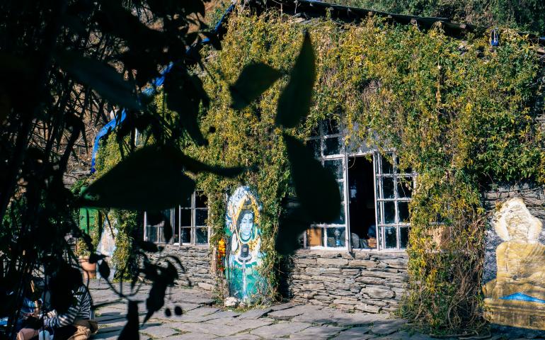 Shiva Cafe, Water Fall, near Bhagsunag, Dharamshala, Himachal Pradesh, India